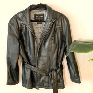 Womens vintage leather jacket
